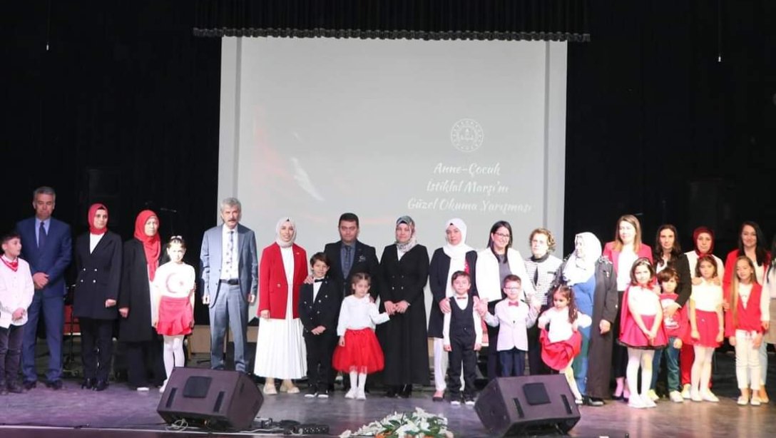 Anne-Çocuk İstiklal Marşı Güzel Okuma Yarışması