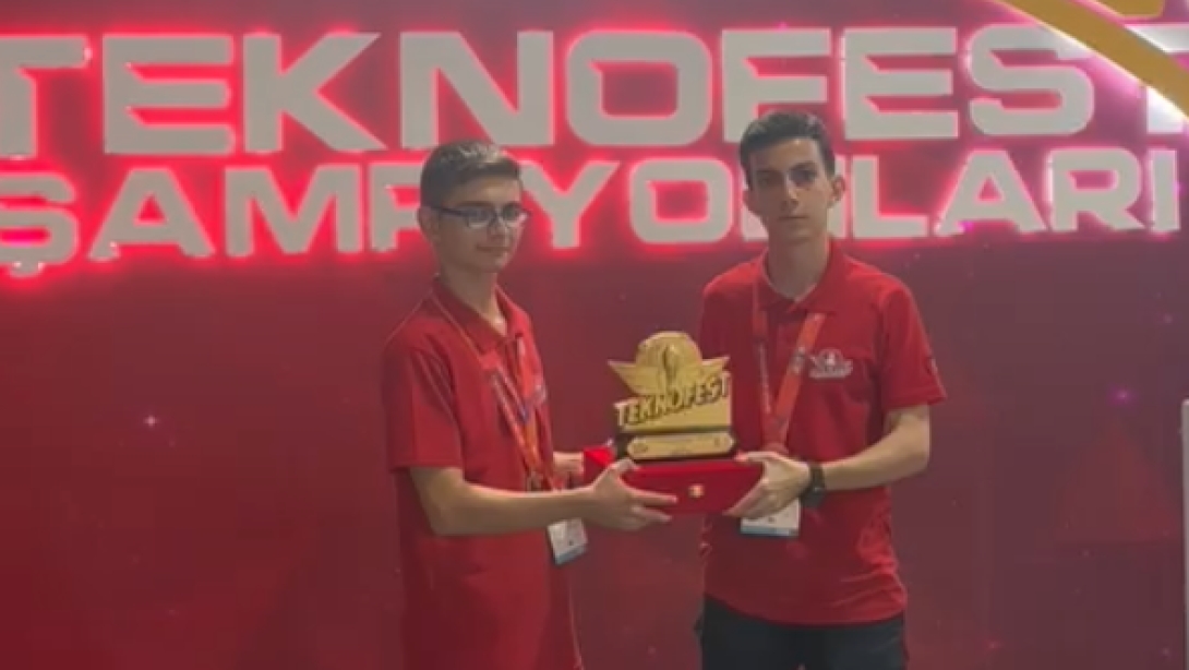 Okulumuz Teknofest Şampiyonu